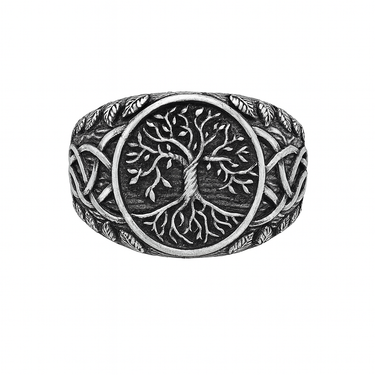 Spiritual Ring of the Tree of Life Silver 950